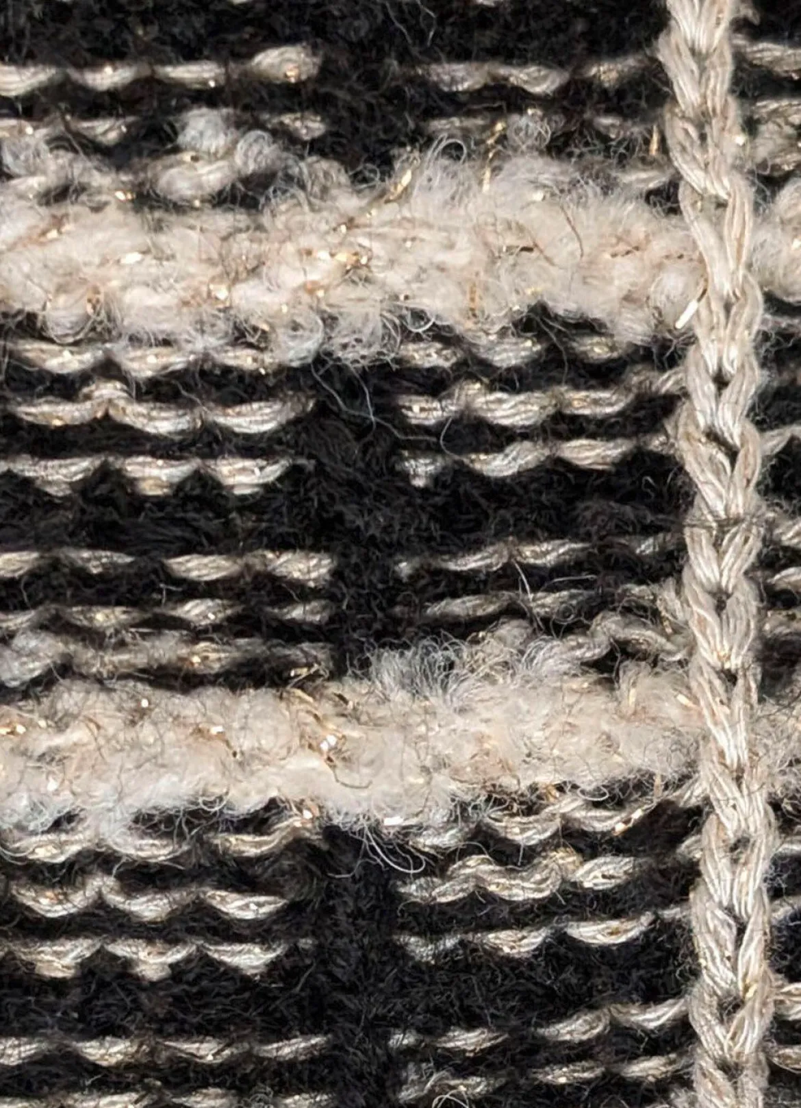 Strickjacke aus hochwertigem Effektgarn