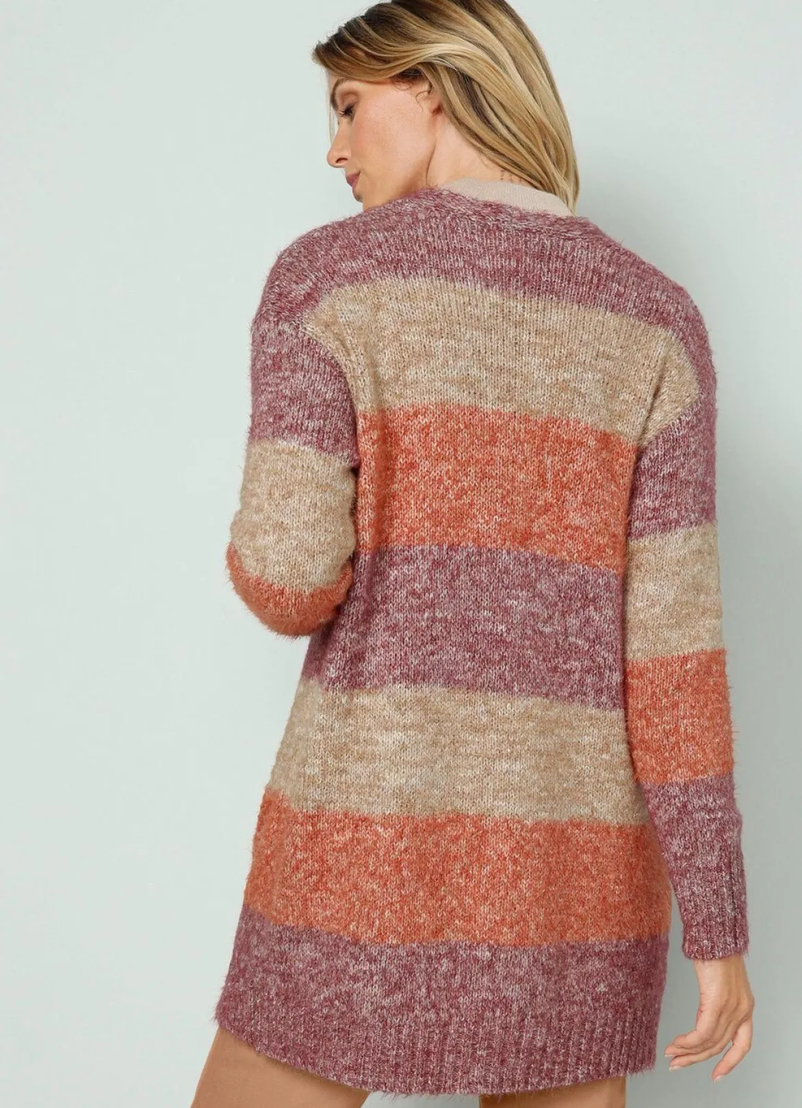 Strickjacke in Garnmix