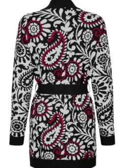 Strickjacke in Jacquard-Dessin