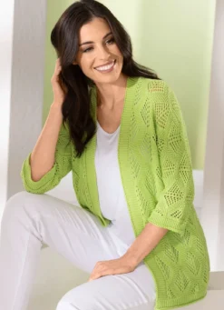 Strickjacke in Mustermix
