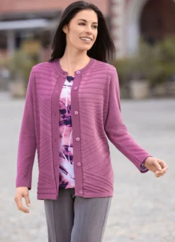 Strickjacke mit Schurwolle