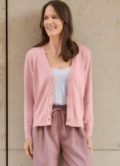 Strickjacke mit supersoftem Griff