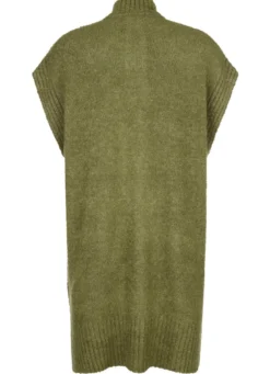 Strickweste aus Bouclé-Melangegarn