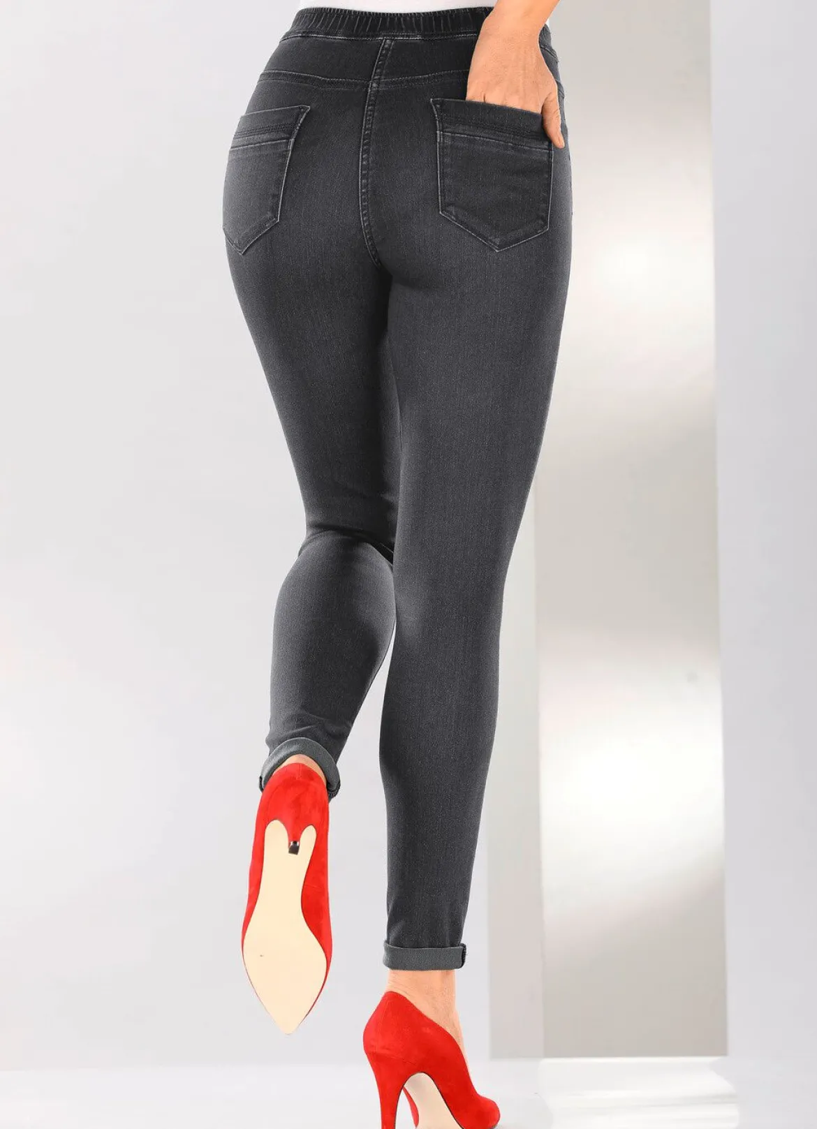 Super softe Jegging-Jeans
