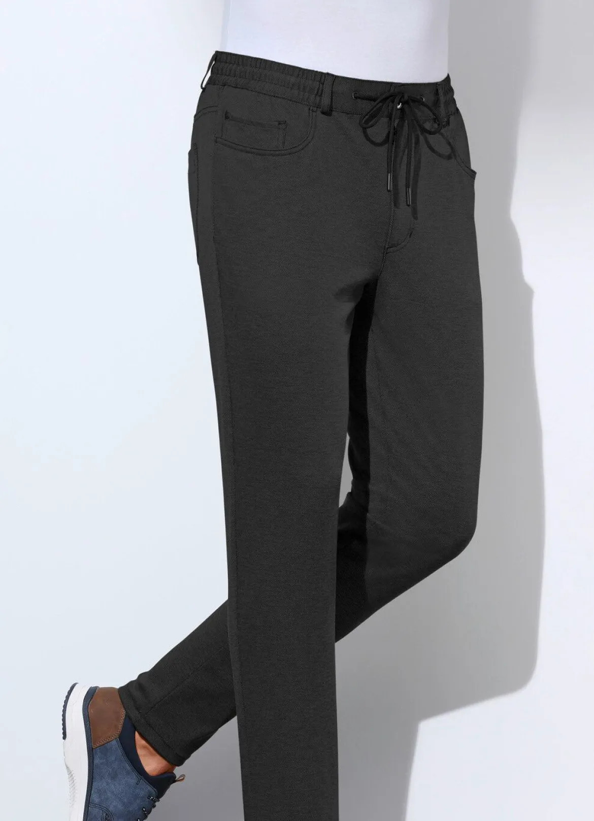Superstretch-Hose mit Gummibund in 3 Farben