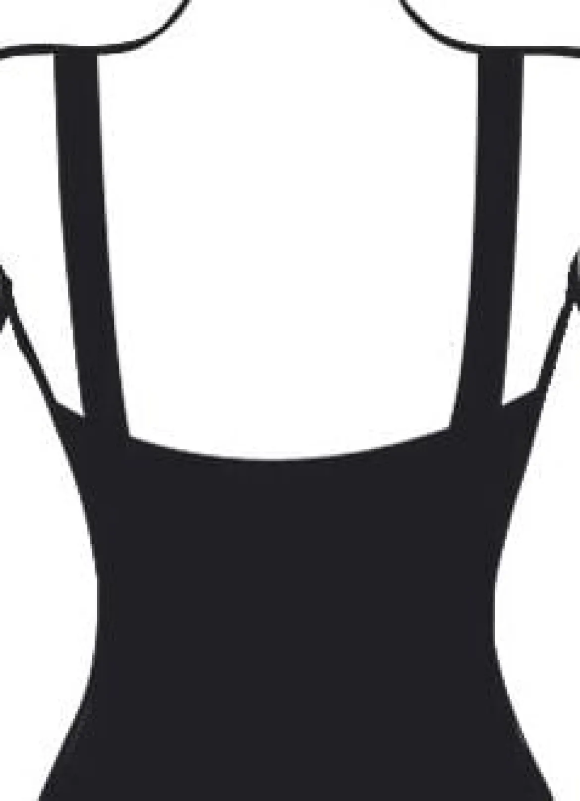 Tankini in Bandeauform, mit verstell- und abnehmbaren Trägern