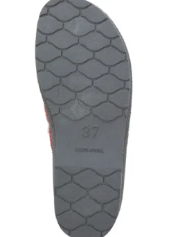 Textil-Pantoffel mit schöner Stickerei