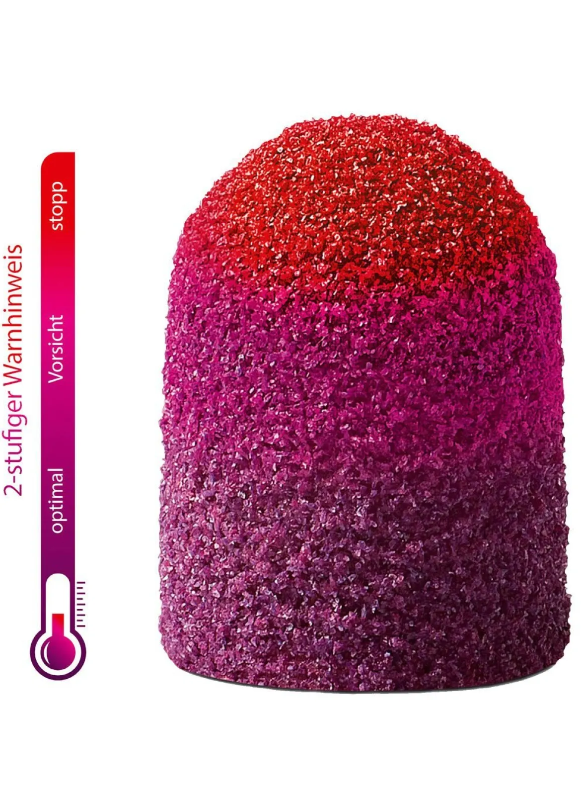 Thermo-Fußpflegeschleifkappen-Set für Bausch Maniküre-/Pediküre-Set