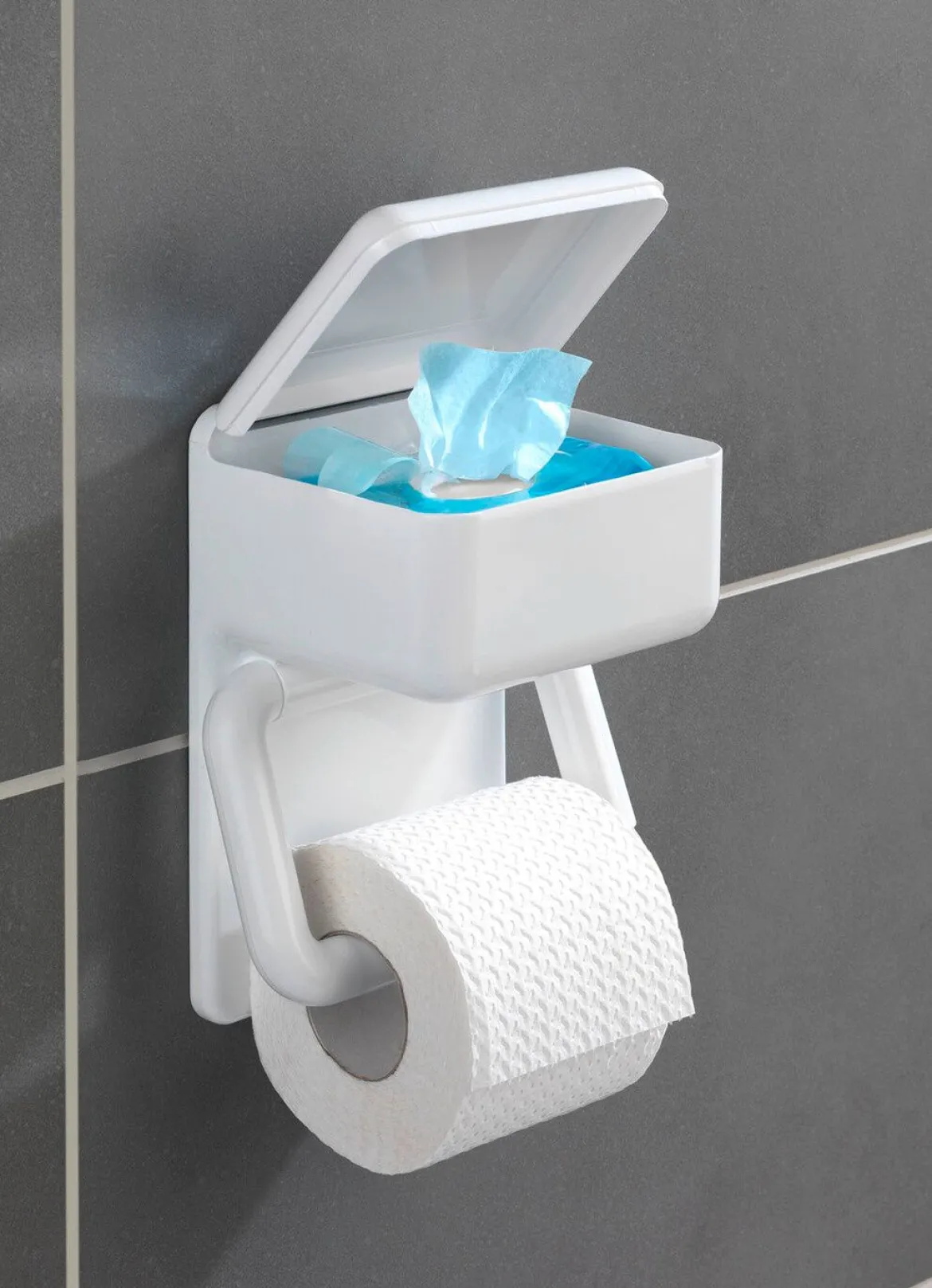 Toilettenpapierhalter 2-in-1