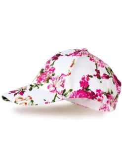 Trendige Damen-Baseball-Mütze mit exotischem Blumendruck