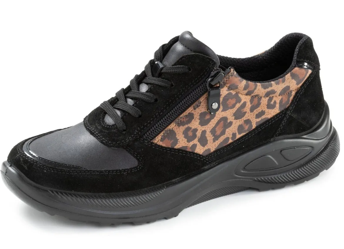 Trendige Damen-Schnürschuhe, Weite K, mit herausnehmbarem Fußbett