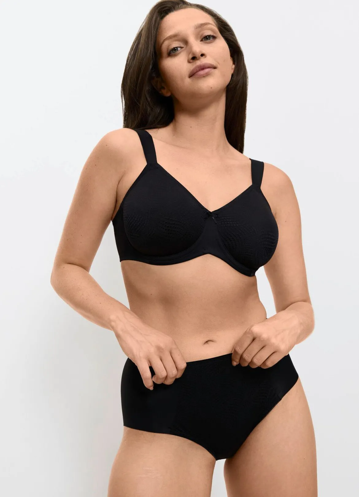 Triumph Slip mit Jacquardeinsatz im Vorderteil