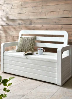 Truhenbank in toller Holz-Optik