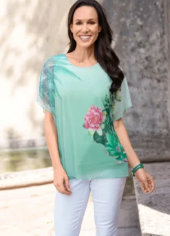 Tunika mit Floraldruck