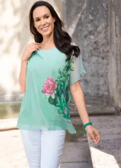Tunika mit Floraldruck