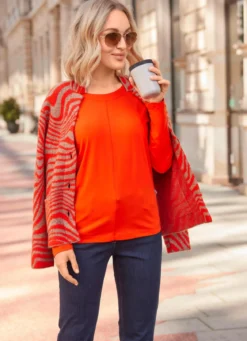 Unifarbenes Shirt