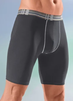 Viererpack Longpants mit Elastikbund