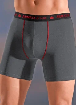 Viererpack Pants, mit Elastikbund, Kontrastnähten