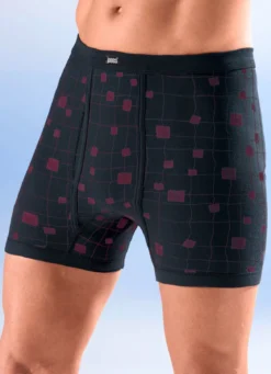 Viererpack Unterhosen mit Alloverdessin