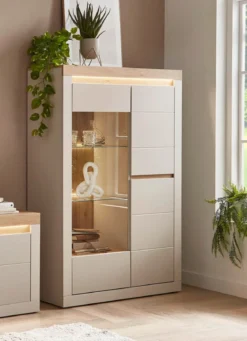 Vitrine mit LED-Beleuchtung, 1-türig