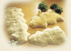 Vorleger aus echtem Merino-Lammfell