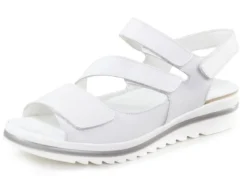 Waldläufer, bequeme Damen-Sandalen, Weite H, mit herausnehmbarem Fußbett
