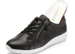 Waldläufer, bequeme Damen-Schnürschuhe, Weite K, mit herausnehmbarem Fußbett
