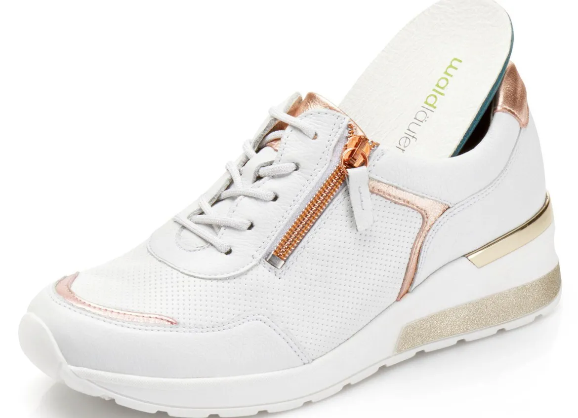 Waldläufer, bequeme Damen-Schnürschuhe, Weite H, mit herausnehmbarem Fußbett