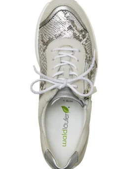 Waldläufer, bequeme Damen-Schnürschuhe, Weite H, mit herausnehmbarem Fußbett