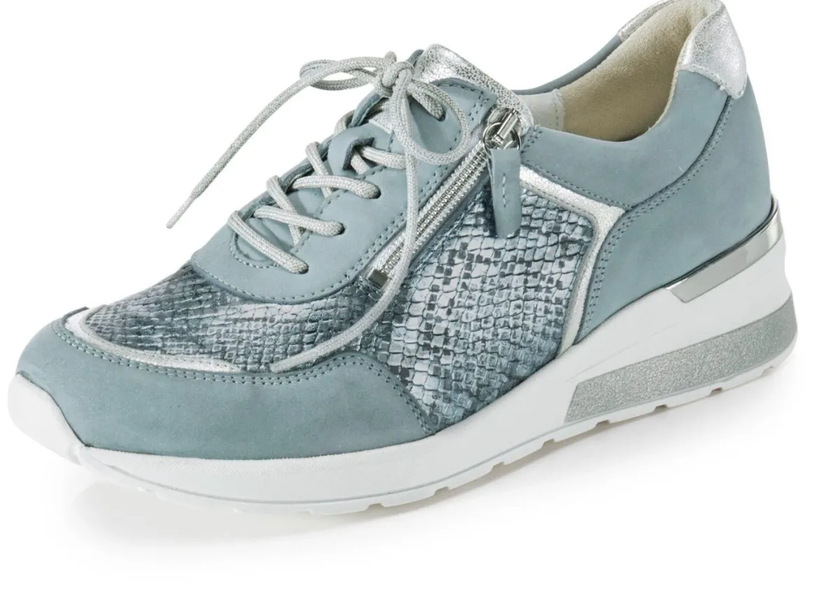 Waldläufer, bequeme Damen-Schnürschuhe, Weite H, mit herausnehmbarem Fußbett