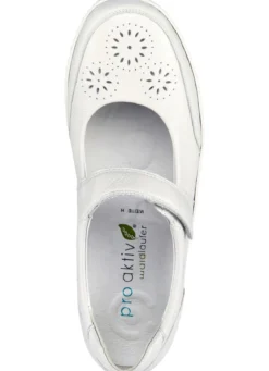 Waldläufer, bequeme Damen-Slipper, Weite H, mit herausnehmbarem Fußbett