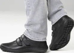 Waldläufer, bequeme Herren-Slipper, Weite H, mit herausnehmbarem Fußbett