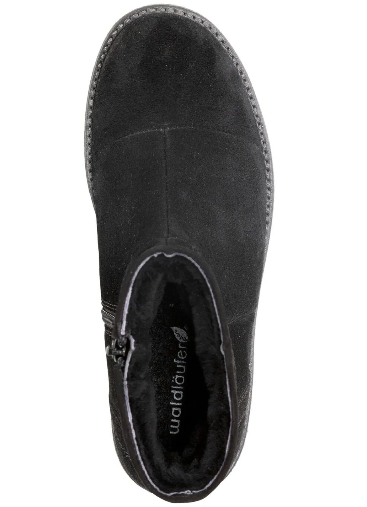 Waldläufer, gefütterte Damen-Boots, Winterschuhe, Weite H, mit Lammfell