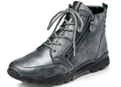 Waldläufer, gefütterte Damen-Stiefeletten, Winterschuhe, Weite H, mit herausnehmbarem Fußbett