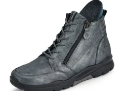 Waldläufer, gefütterte Damen-Stiefeletten, Winterschuhe, Weite H, mit herausnehmbarem Fußbett