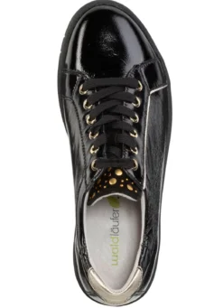 Waldläufer Schnürschuh aus weichem Knautschlackleder