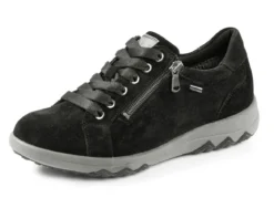 Waldläufer Schnürschuh aus weichem Veloursleder