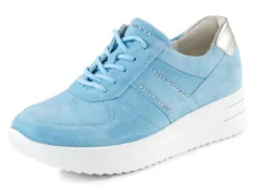 Waldläufer Sneaker mit Glitzersteinchen