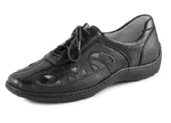 Waldläufer, sommerliche Damen-Schnürschuhe, Weite H, mit herausnehmbarem Fußbett