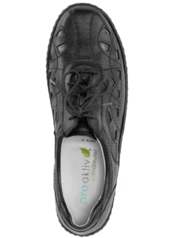 Waldläufer, sommerliche Damen-Schnürschuhe, Weite H, mit herausnehmbarem Fußbett