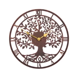 Wanduhr mit Lebensbaummotiv