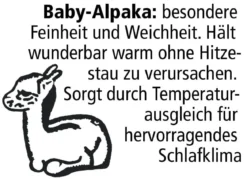 Webpelzdecke und Kissenbezug aus Alpakawolle