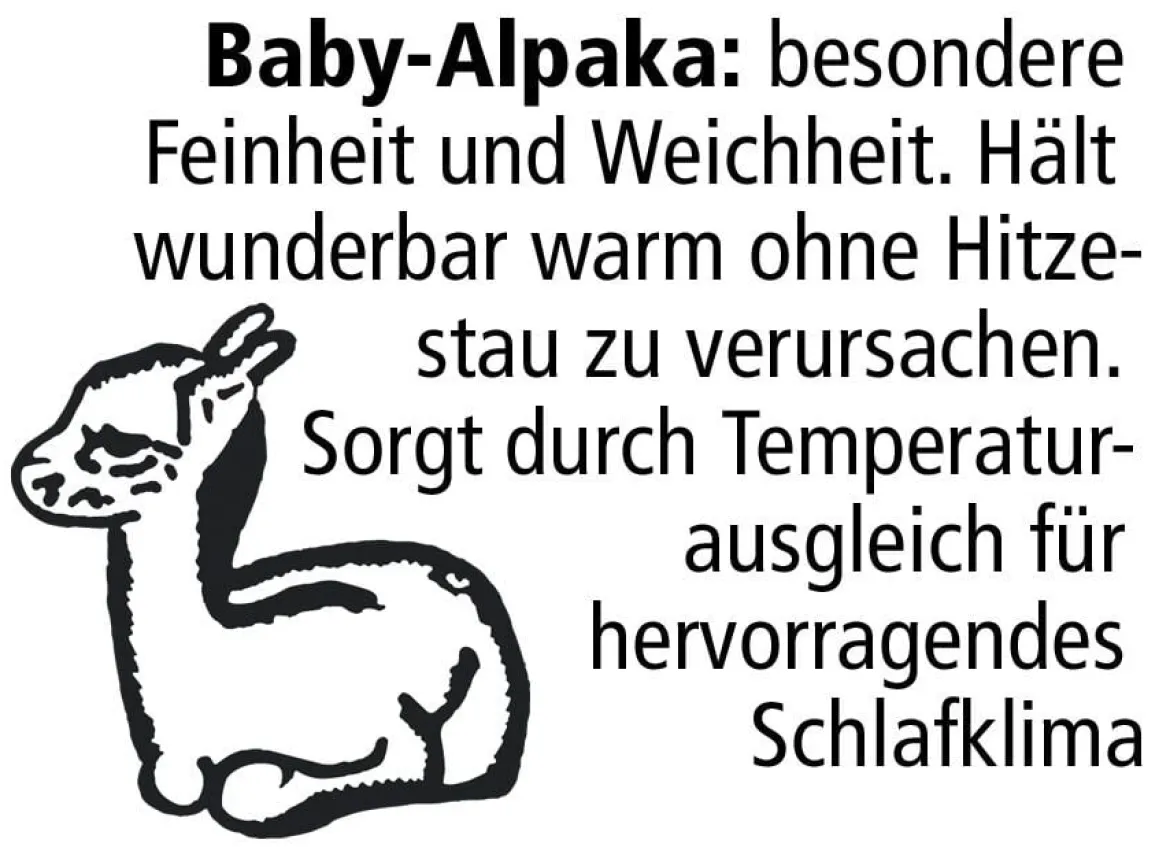 Webpelzdecke und Kissenbezug aus Alpakawolle