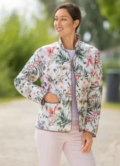 Wendejacke mit Druckerleiste