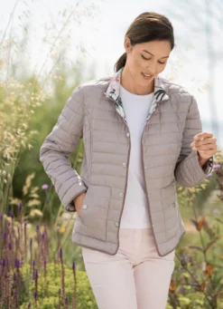 Wendejacke mit Druckerleiste