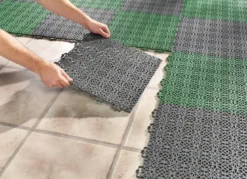 Witterungsbeständige Terrassenfliesen mit Klicksystem