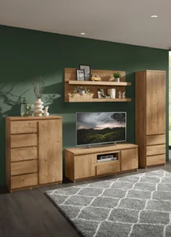 Wohnwand, 4-teilig in modernem Design
