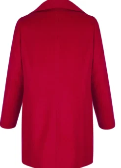 Wolljacke mit verdeckter Druckerleiste
