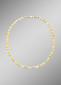 Wunderschön und modern: Halskette in Bicolor