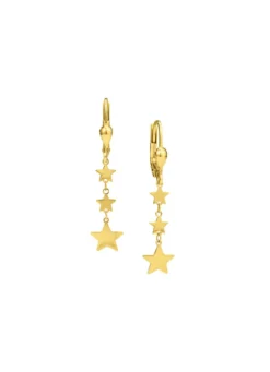 Wundervolle Sternen-Ohrringe aus Gold 585/- fein